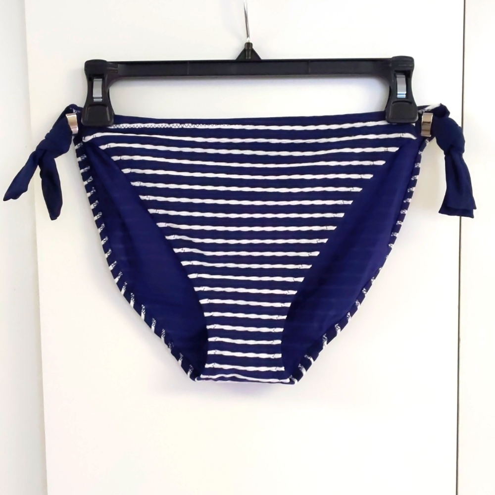 Fantasie San Remo Tie Side Bikini Bottom. Navy/White Stripe. Multiple sizes